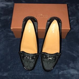 Black Fortunata Coach Loafer